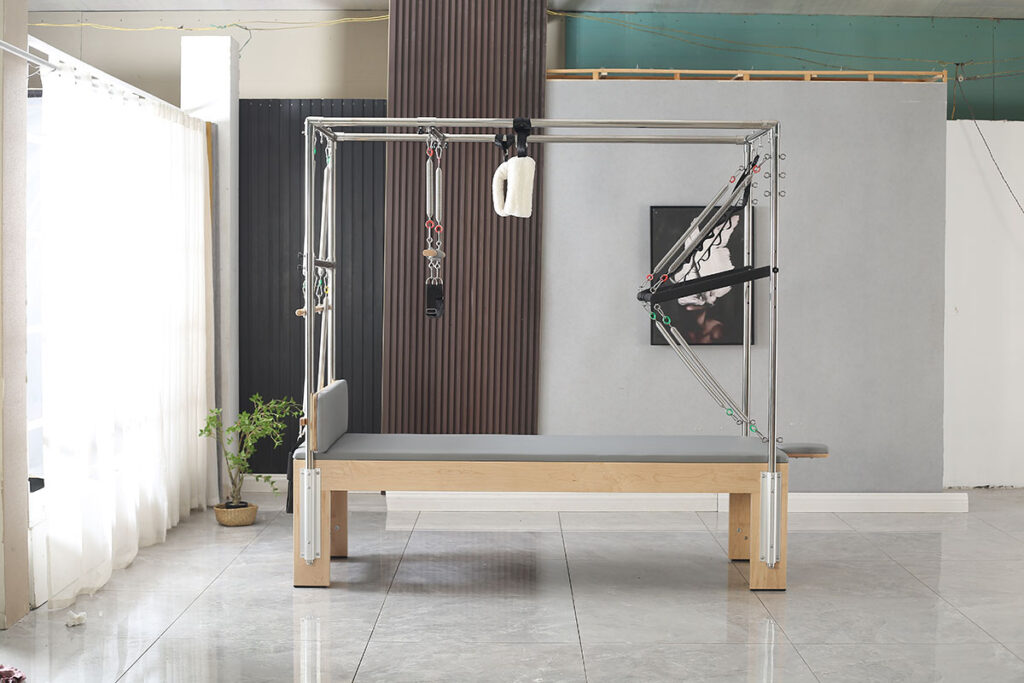 A Pilates Cadillac bed