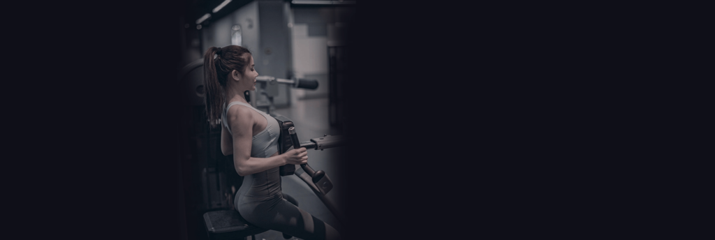 Working out with strength equipment