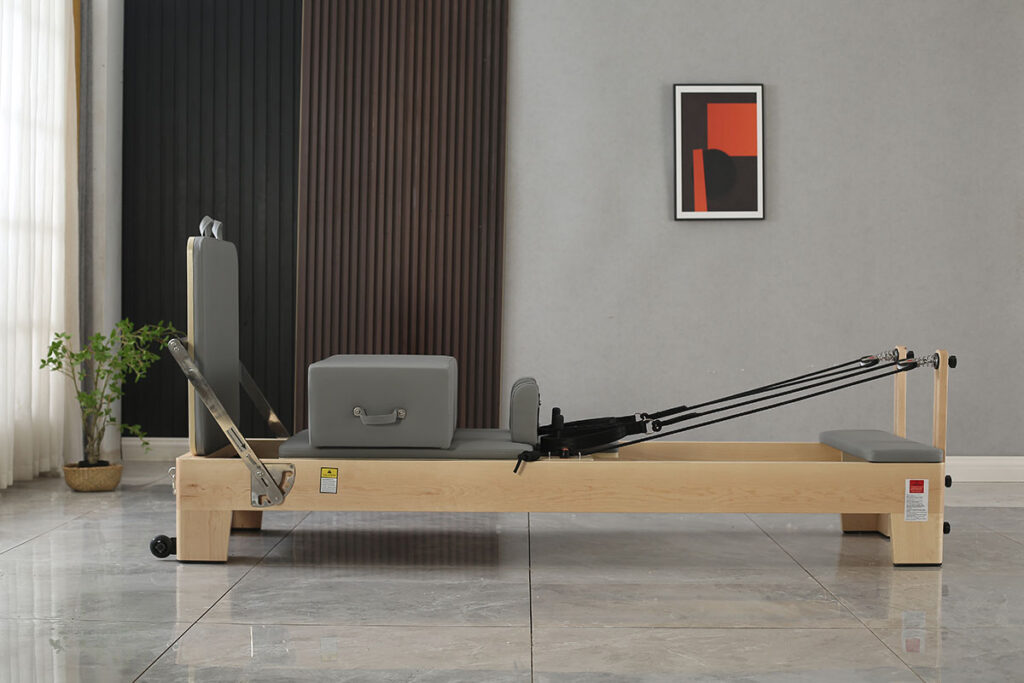 a Pilates reformer